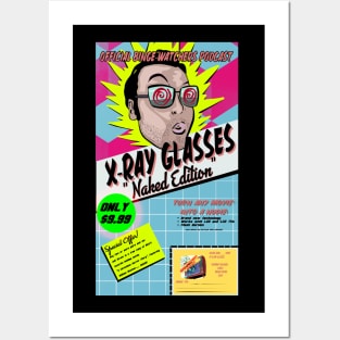 Official Binge-Watchers Podcast "X-Ray Vision Naked Edition" Posters and Art